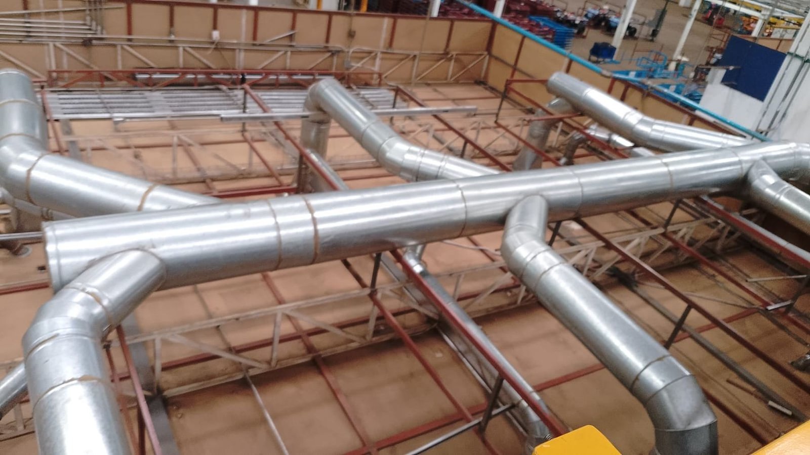 Instalación de ductería industrial Enso Robotics