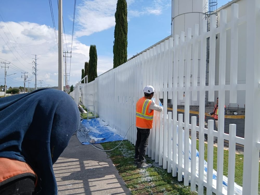 Reacondicionamiento junto a silo de planta